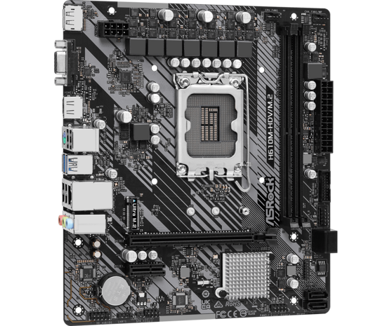 ASRock 1700 H610M-HDV/M.2 R2.0 - DDR4/M.2/DP/HDMI/VGA