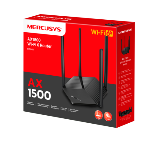 MERCUSYS MR60X- AX1500 Gigabit