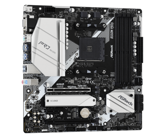 ASRock AM4 B550M Pro4 - DDR4/M.2/DP/HDMI/VGA/µATX