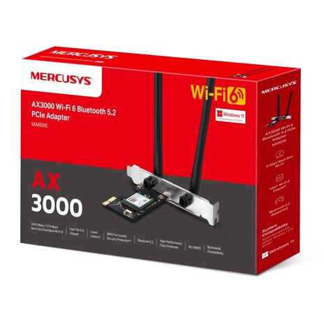 MERCUSYS WL AX3000 High Gain - MA80XE