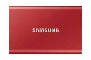 500GB Samsung T7 NVMe/Rood/USB-C/1050/1000