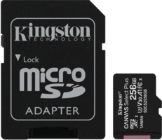 SDXC Card Micro 256GB Kingston UHS-I Canvas Select Plus