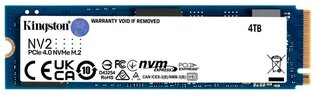 4TB M.2 PCIe NVMe Kingston NV3 6000/5000